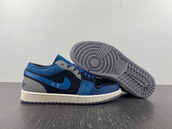 air jordan 1 low se craft "obsidian" dr8867-400