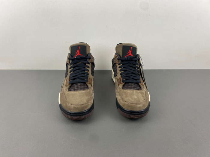 travis scott x air jordan 4 retro brown aj4-882335