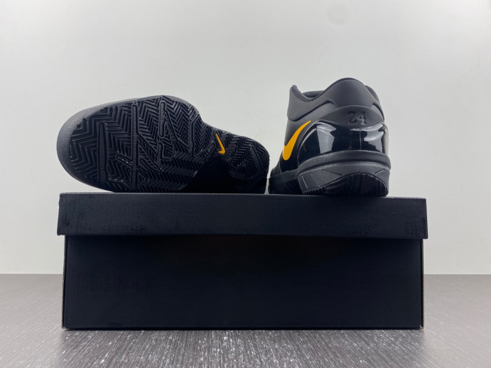 nike kobe 4 protro black university gold fq3544-001