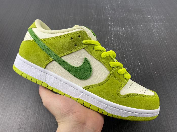 nike sb dunk low green apple dm0807-300