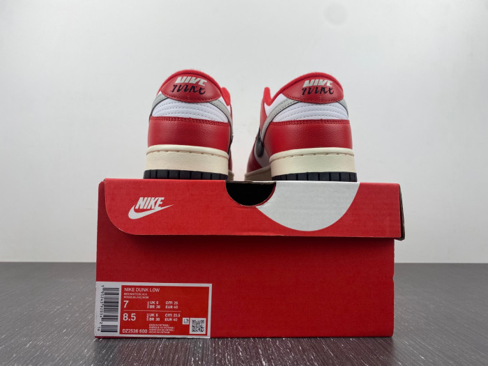 nike dunk low chicago split dz2536-600