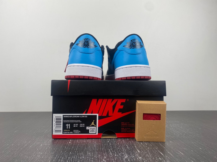 Air Jordan 1 Low OG UNC to Chicago CZ0775-046