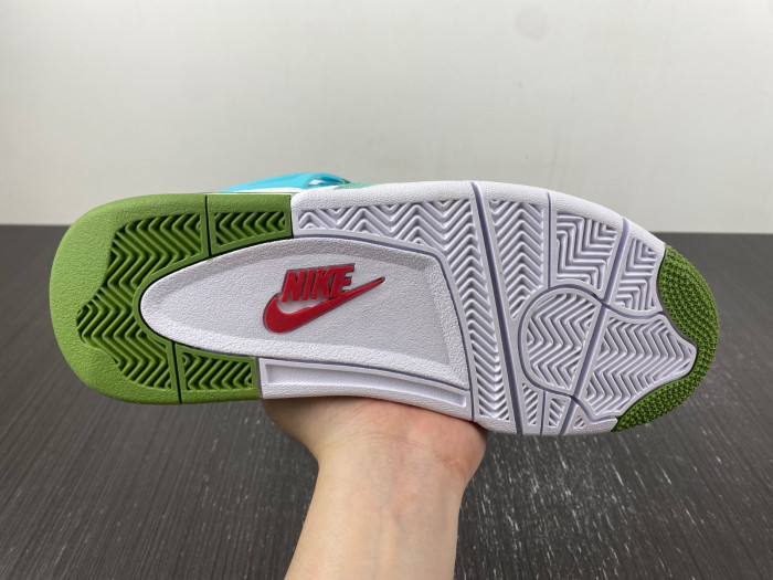 nike sb x air jordan 4 "bulbasaur" custom