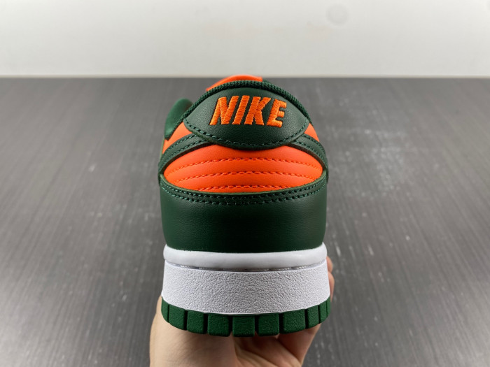 nike dunk low "miami hurricanes" dd1391-300