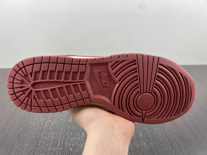 nike dunk low vintage "team red" fj4555-100