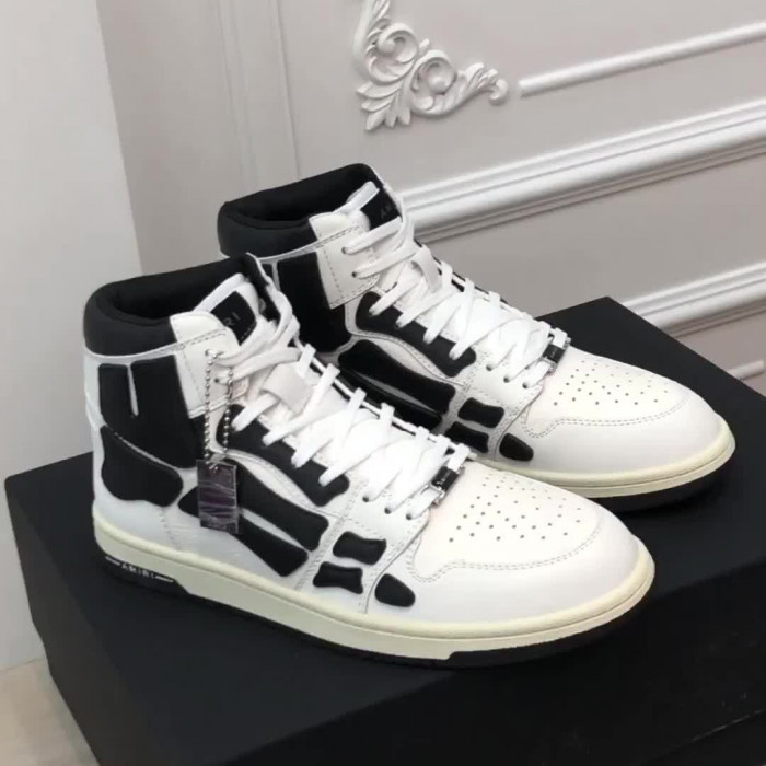 amiri* skel leather sneakers