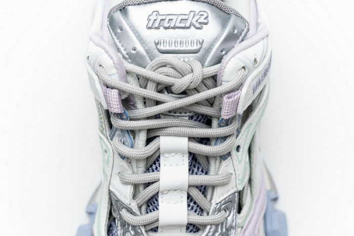 Ba*len*cia*ga track 2 sneaker white light blue 568615 w2gn3 9045