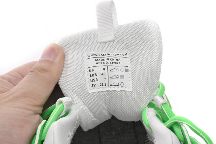 belanciaga Tess S. White Green 542023 W3HL1 9535