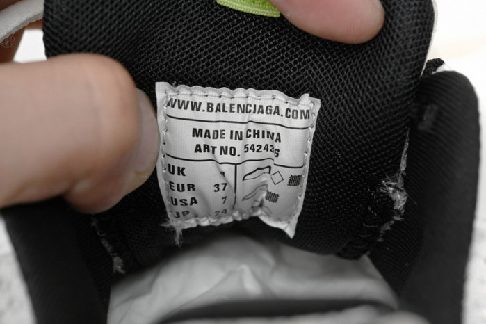 belanciaga Tess S. White Fluorescenc 542436 W3NU2 7660