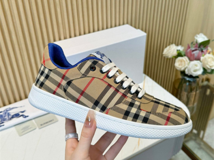 Bur*berry Check Terrace Sneakers BBR--3009