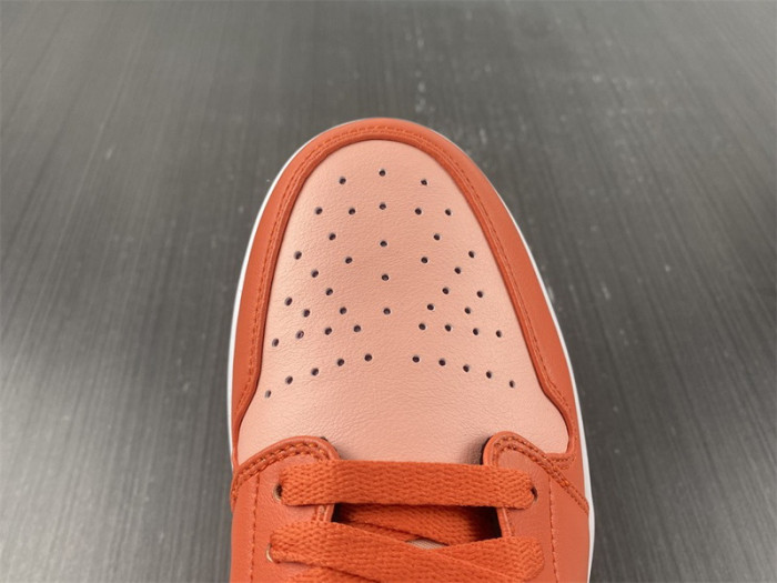 air jordan 1 low orange black dm3379-600