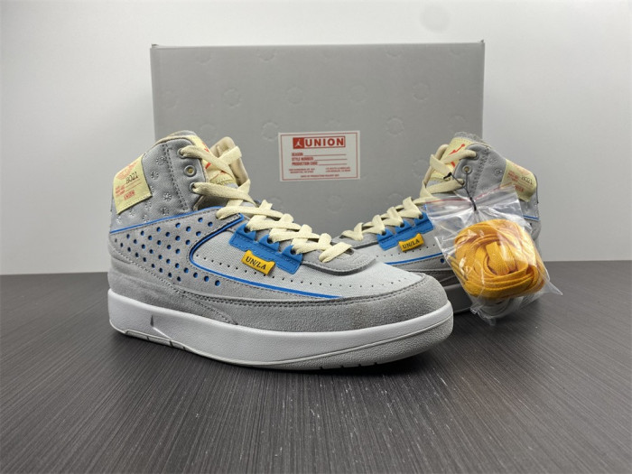 union x air jordan 2 "grey fog" dn3802-001