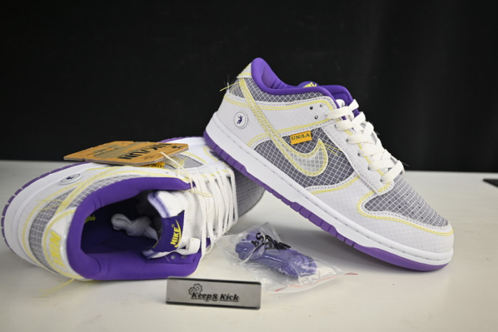 union x nike dunk low “court purple” dj9649-401