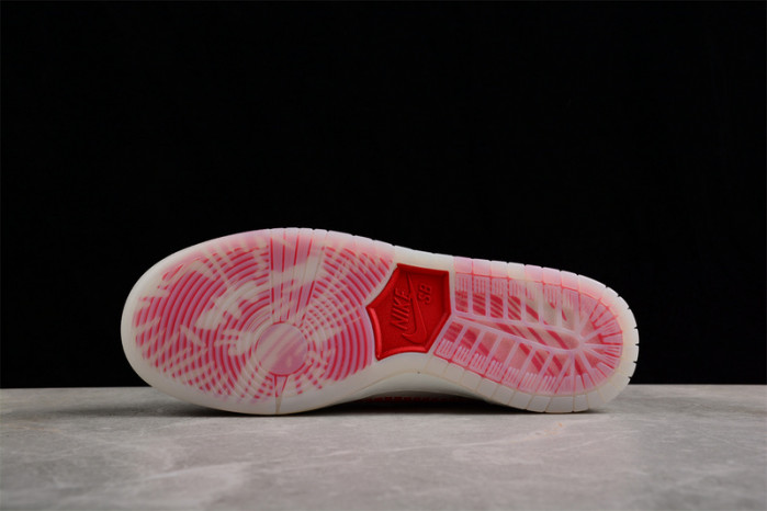 nike sb dunk low n7 sail university red fd6951-700