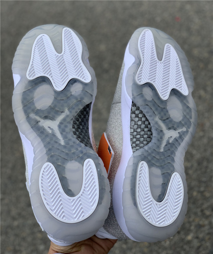 air jordan 11 retro "metallic silver" ar0715 100