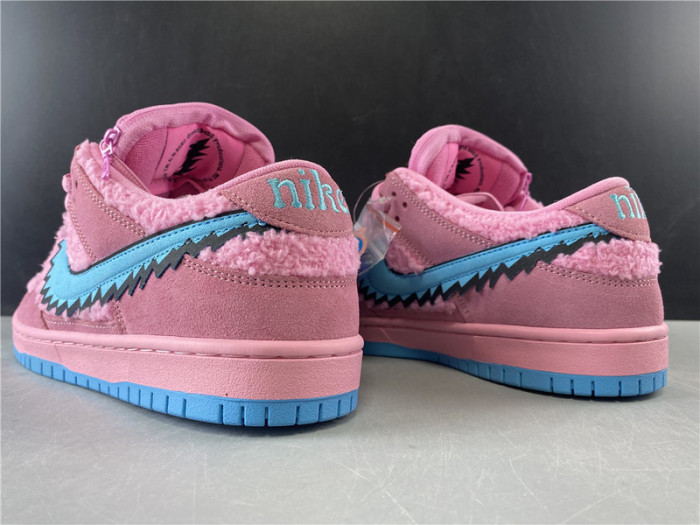 grateful dead x nike sb dunk low pink bear 2020 cj5378-600