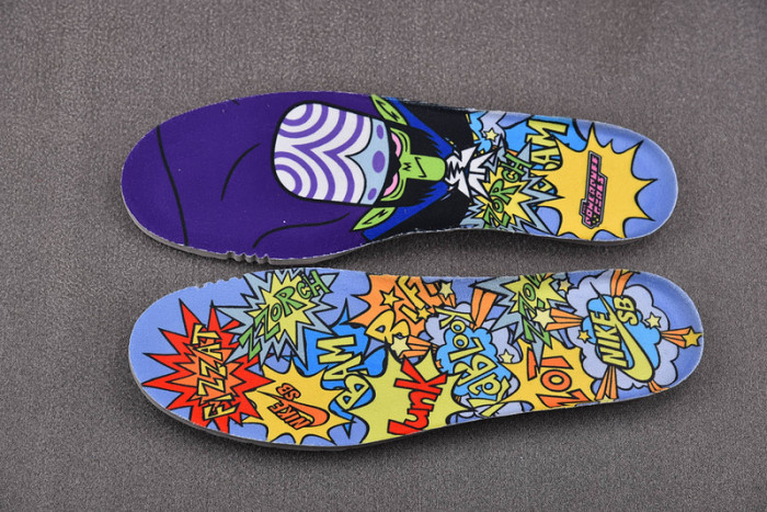 the powerpuff girls x nike sb dunk low “bubbles”