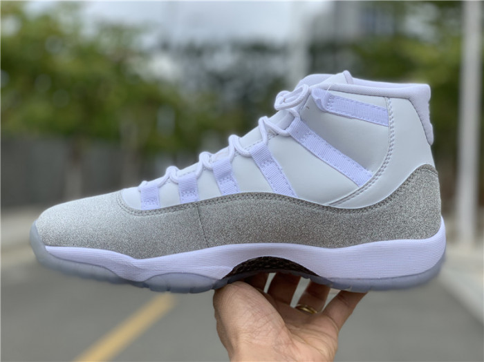 air jordan 11 retro "metallic silver" ar0715 100