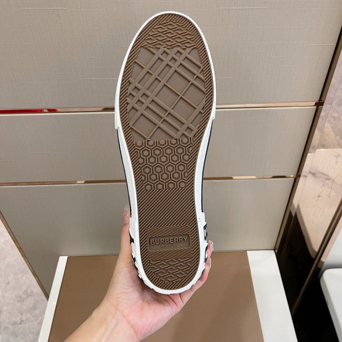 B**rry vintage check cotton sneakers