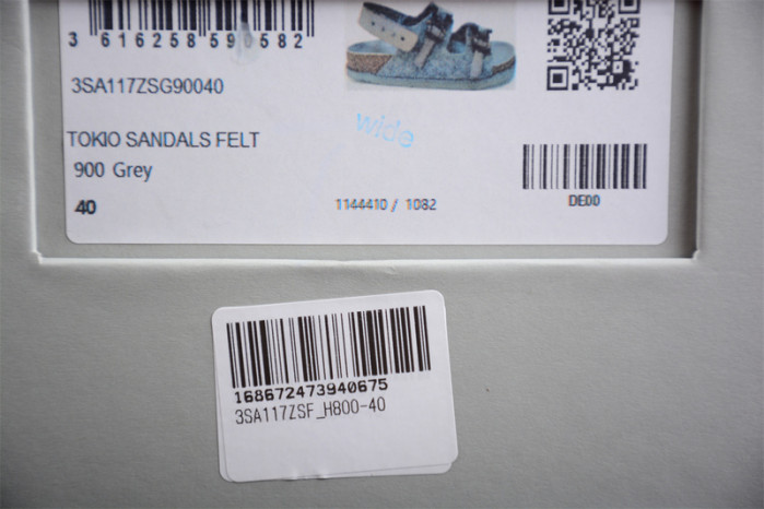 D*or by birkenstock milano sandal grey (eu36-eu45)