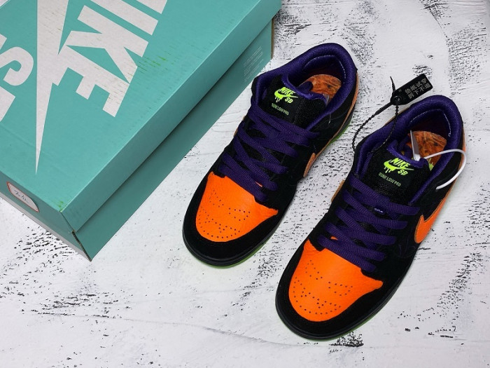 nike sb dunk low night of mischief halloween shoes bq6817-006