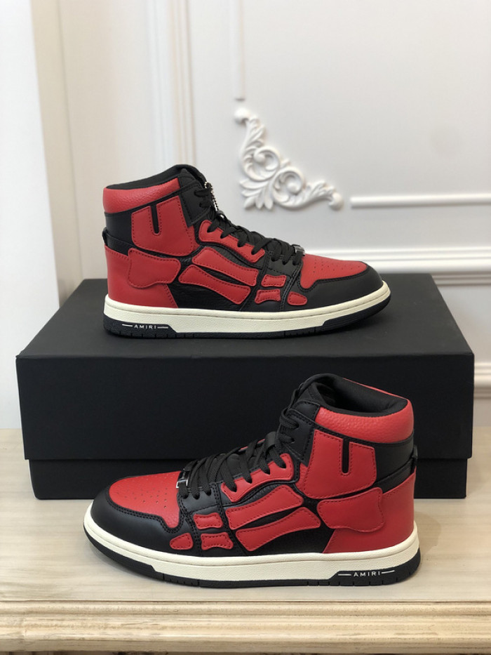 amiri* skel leather sneakers