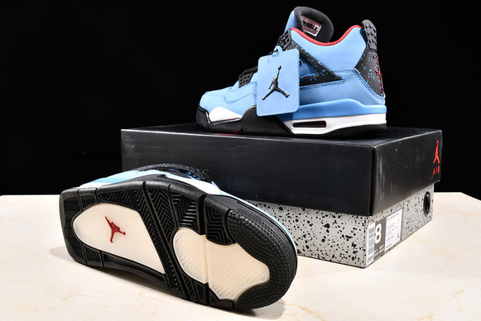 air jordan 4 retro "travis scott - cactus jack" - 308497 406