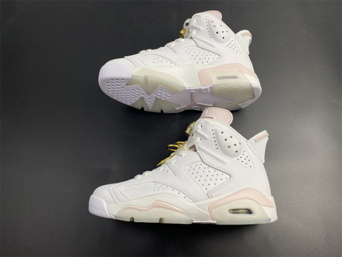 air jordan 6 gold hoops wmns dh9696-100