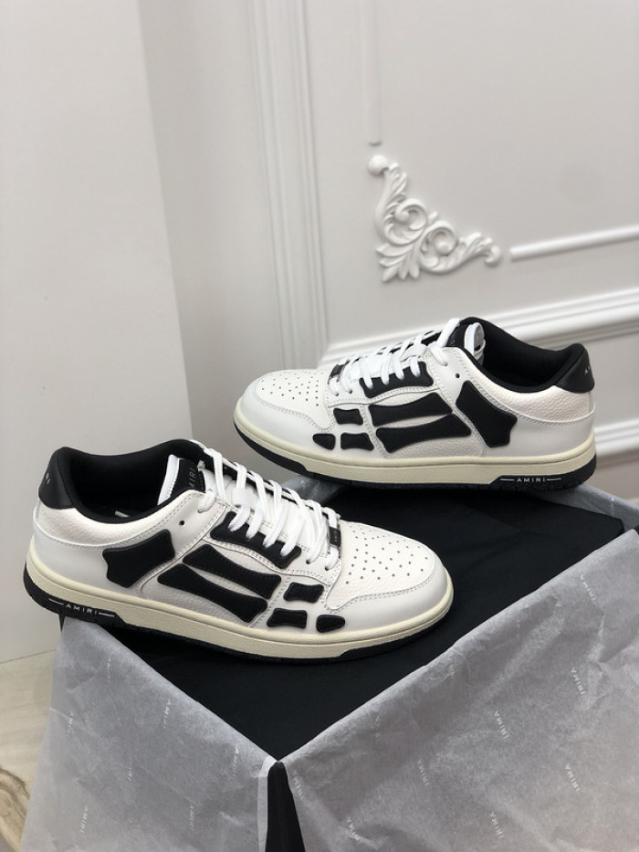 amiri* skel leather sneakers