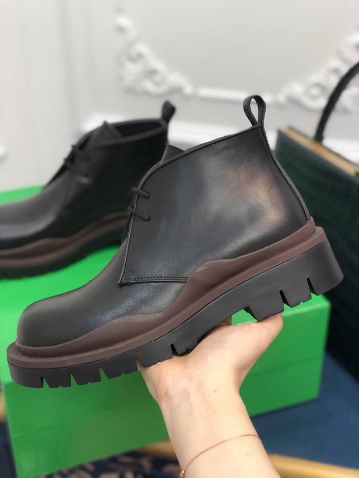 Botteg*Venta Tire Leather Ankle boots