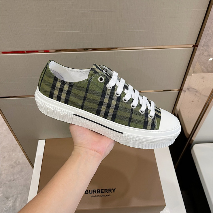 Bur*berry Vintage Check Cotton Sneakers