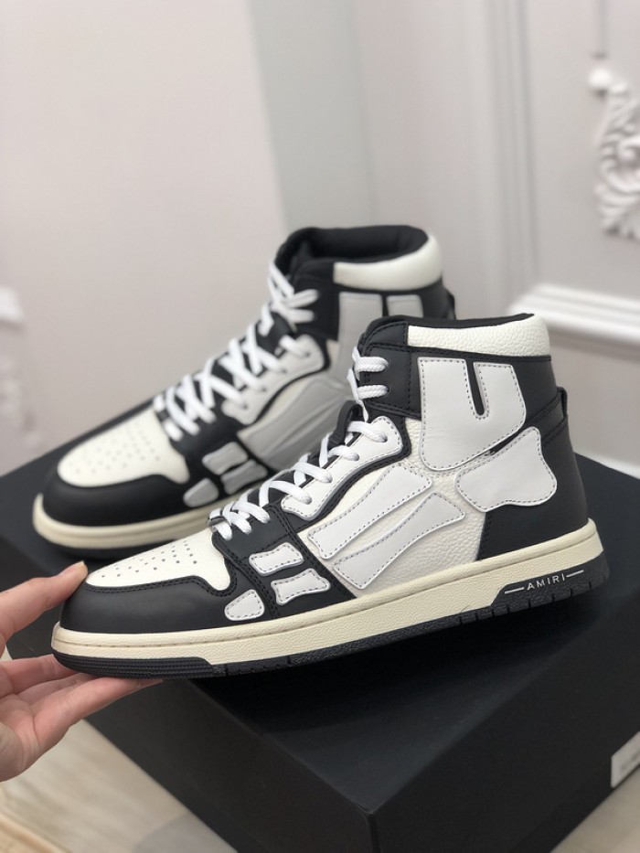 amiri* skel leather sneakers