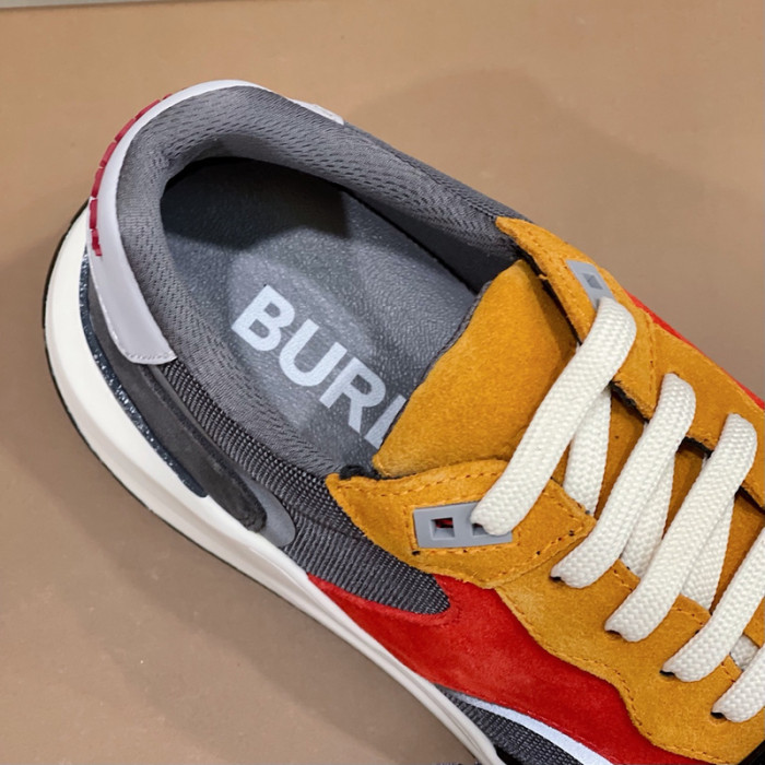 Bur*berry Vintage Check, Leather and Mesh Sneakers