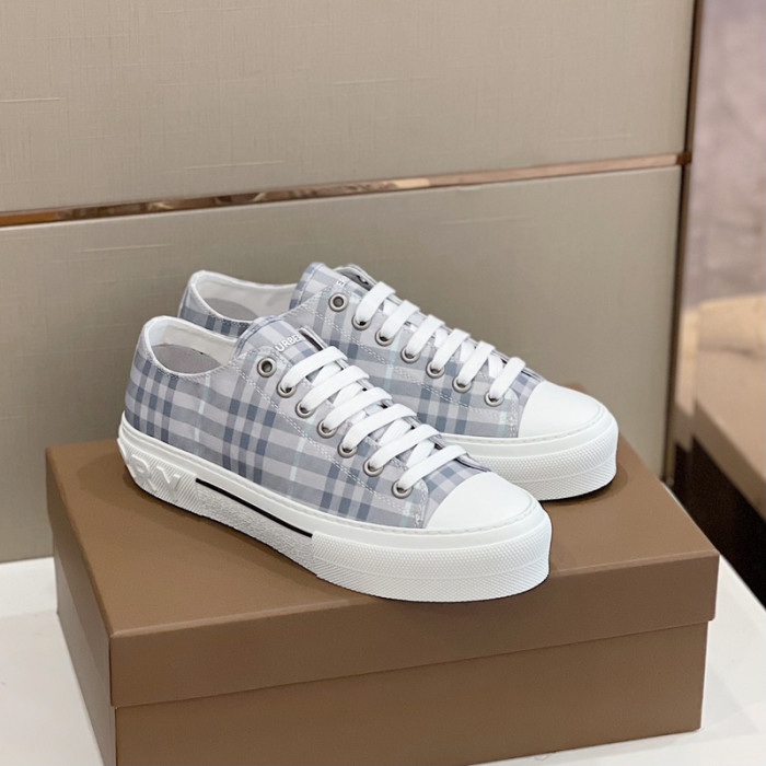 Bur*berry Vintage Check Cotton Sneakers