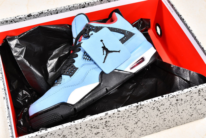 air jordan 4 retro "travis scott - cactus jack" - 308497 406