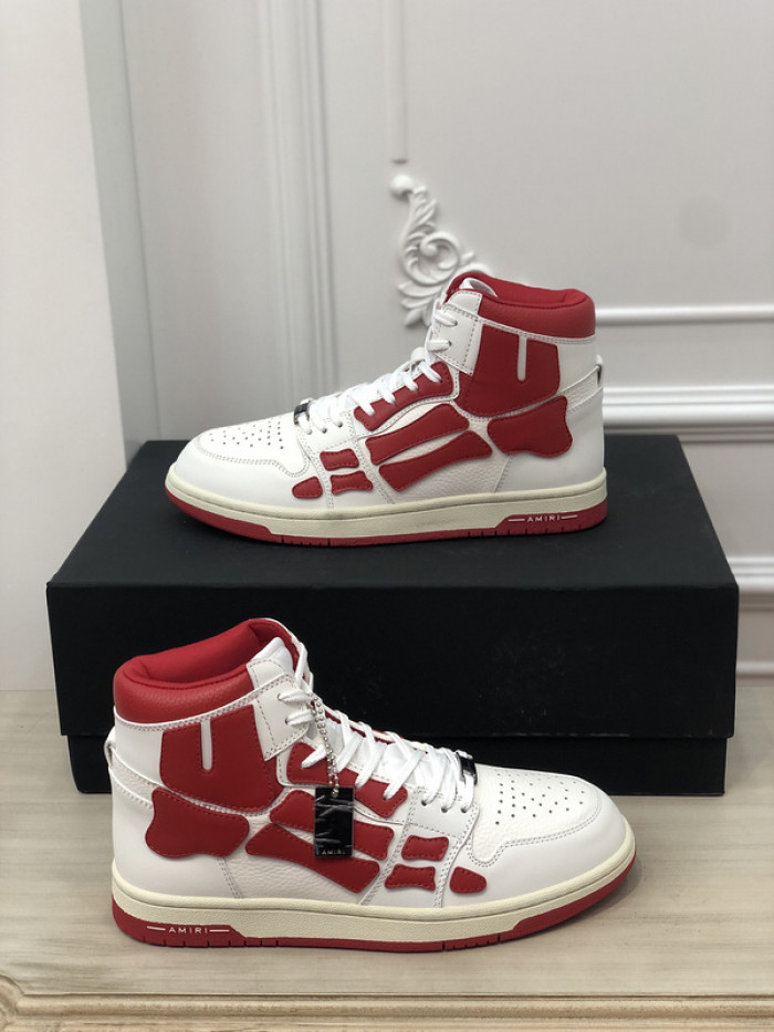 amiri* skel leather sneakers