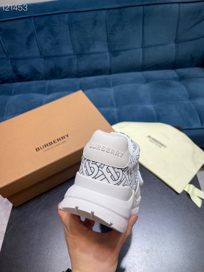 Bur*berry Vintage Check, Leather and Mesh Sneakers