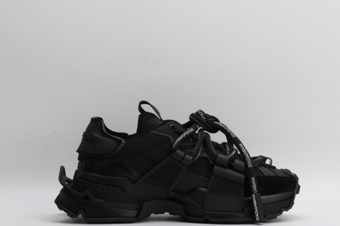 mixed-material space sneakers