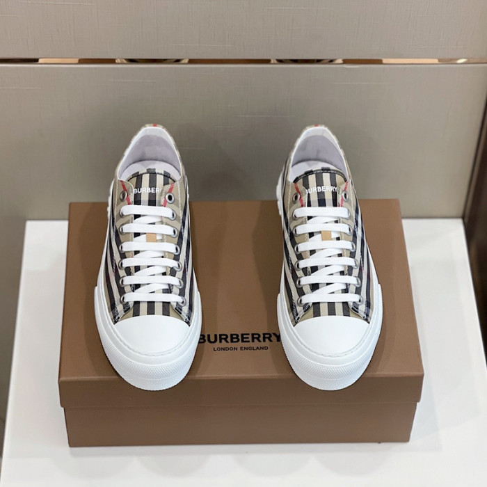 Bur*berry Vintage Check Cotton Sneakers