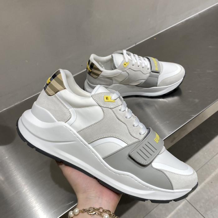 Bur*berry Vintage Check, Leather and Mesh Sneakers