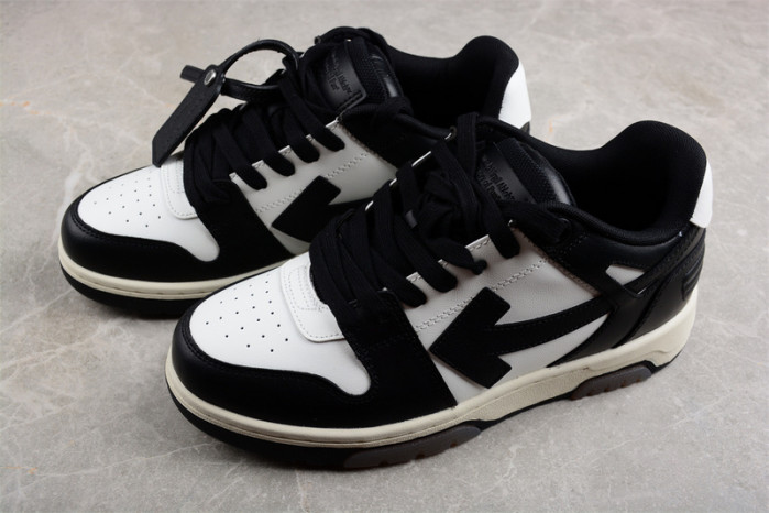 off-white out of office leather sneakers