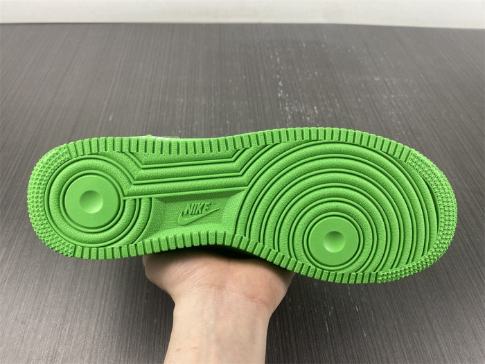 off-white x nike air force 1 low green dx1419-300