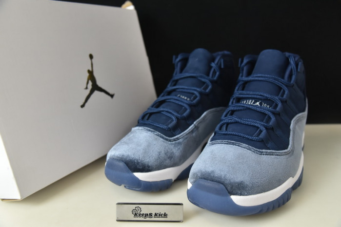 air jordan 11 velvet “midnight navy” ar0715-441