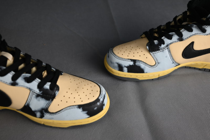 nike dunk high 1985 black acid wash dd9404-700