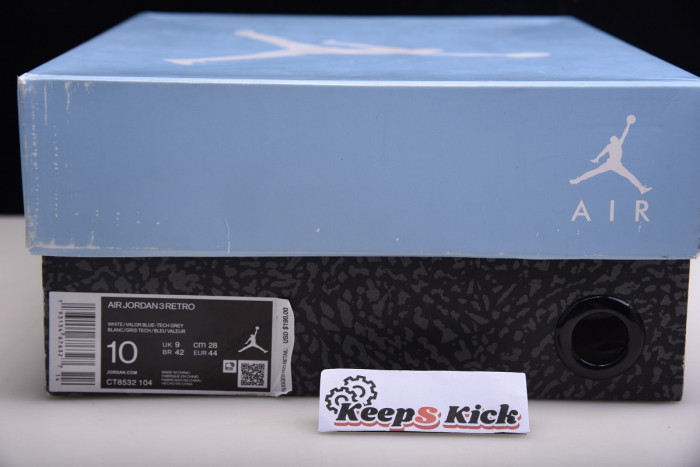 air jordan 3 retro "unc" ct8532-104