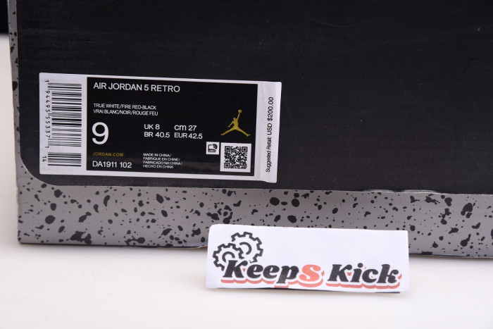 air jordan 5 fire red 3m silver tongue 2020 da1911-102