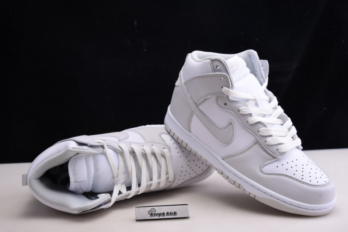 nike dunk high retro white vast grey (2021) - dd1399-100