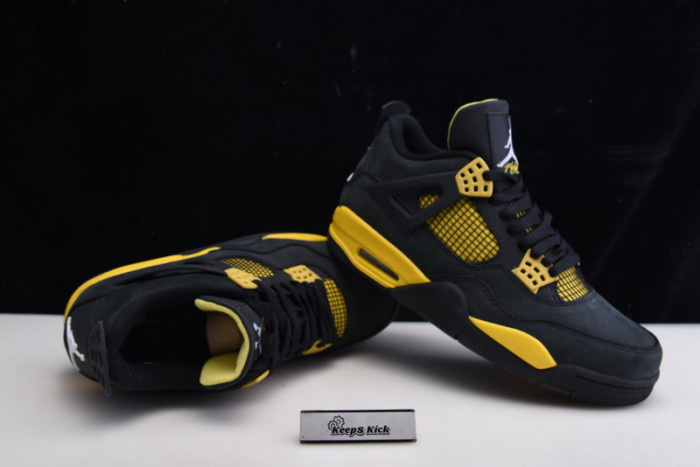 air jordan 4 retro thunder 308497-008 （box updated)